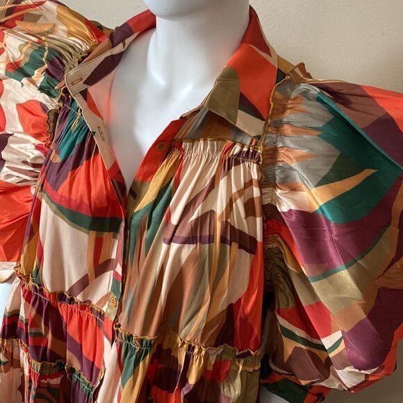 NWOT Falltansic Days Dress - Size 2X - Brown - Picture 10 of 15